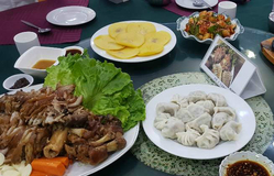 북한식당(평양식당) 음식 세팅예시