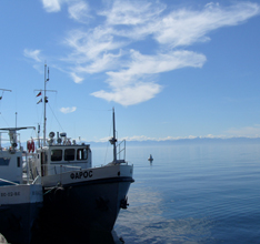 이르쿠르츠_바이칼 호수와 유람선